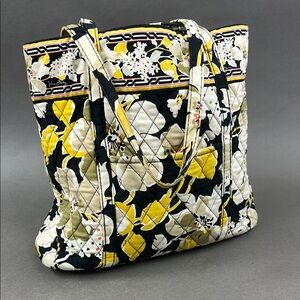 Vera Bradley Dogwood Floral Quilted Tote Bag